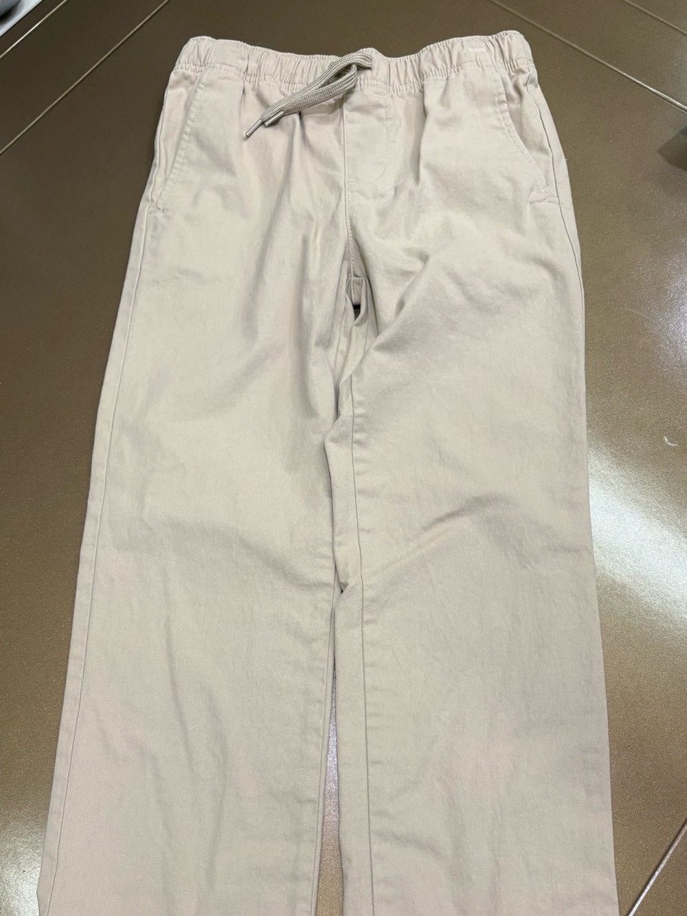 Boy’s Casual Khaki Drawstring Pants
